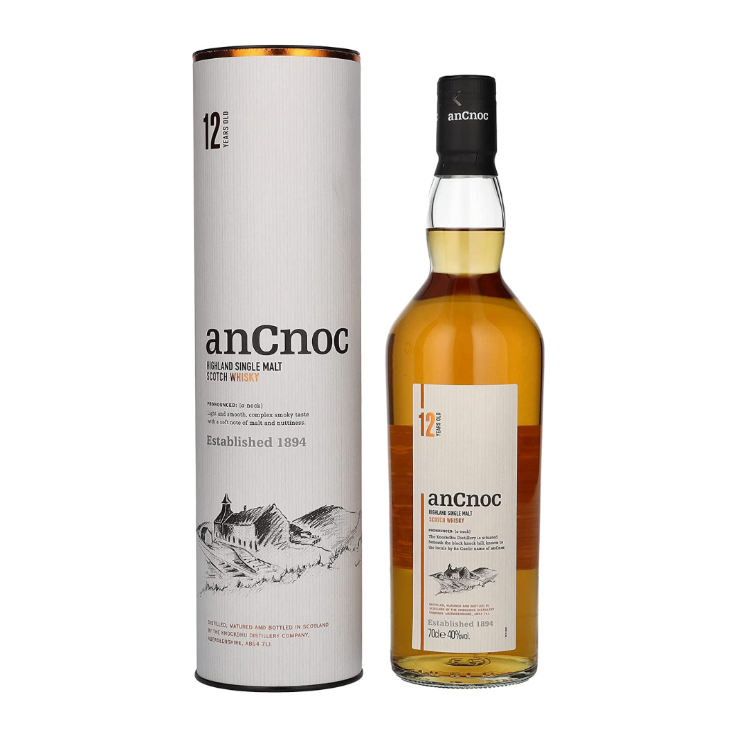 AnCnoc 12 Years Old Single Malt Scotch Whisky