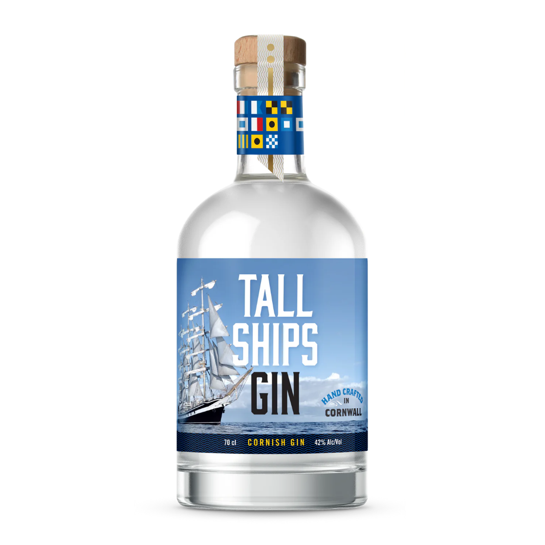 Falmouth Black Rock Tall Ships Cornish Gin 350ml