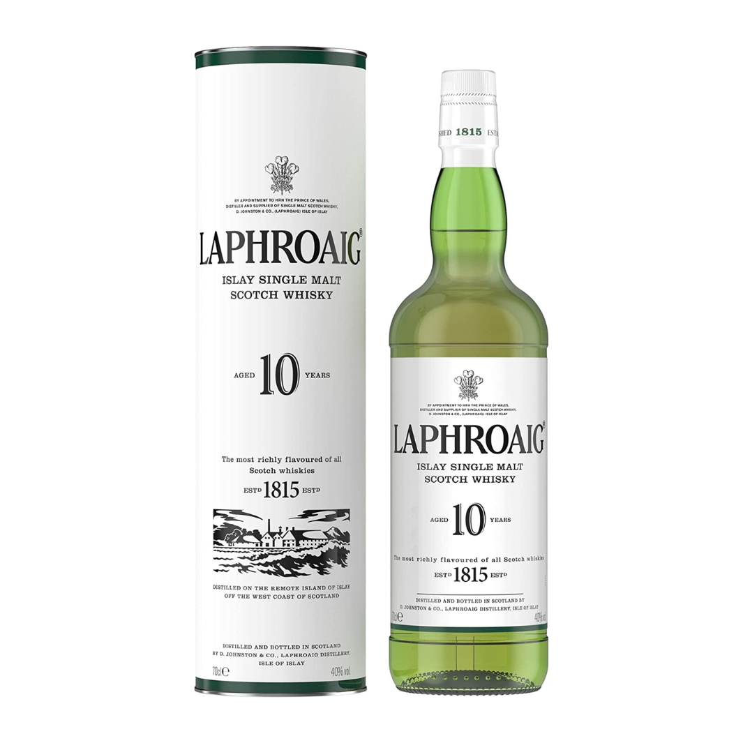 Laphroaig 10 Year Old Single Malt Whisky
