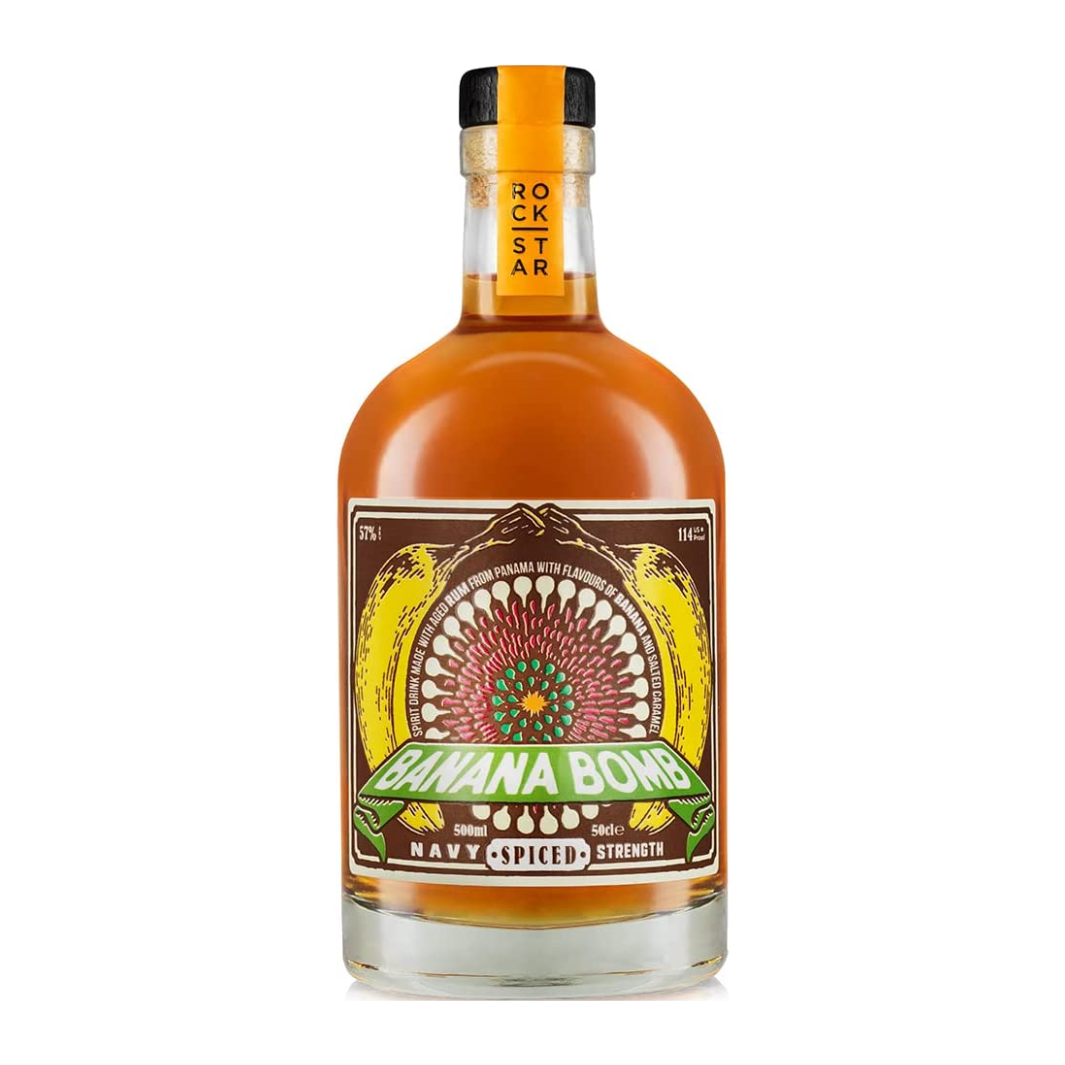 Rockstar Spirits Banana Bomb Spiced Flavoured Rum